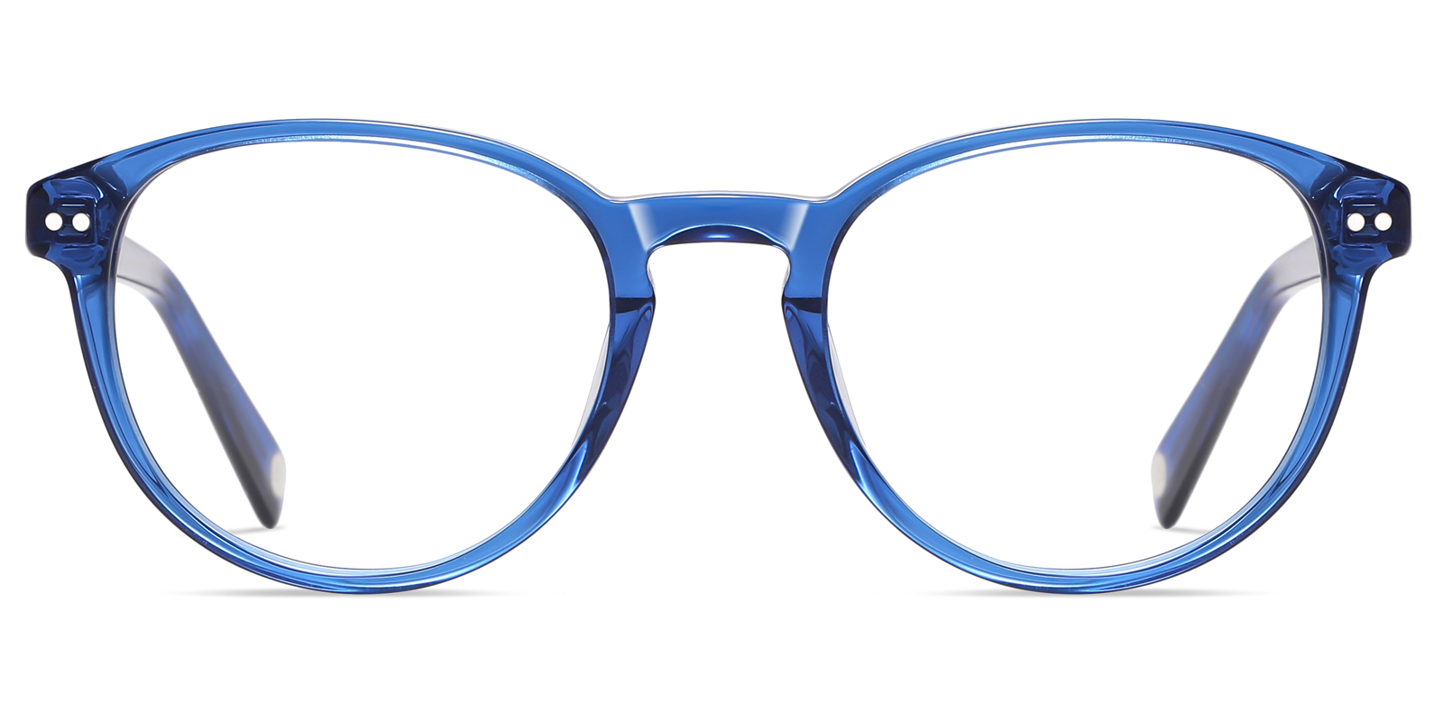 Patre Prescription Glasses Round Blue Eyeglasses 8890bu