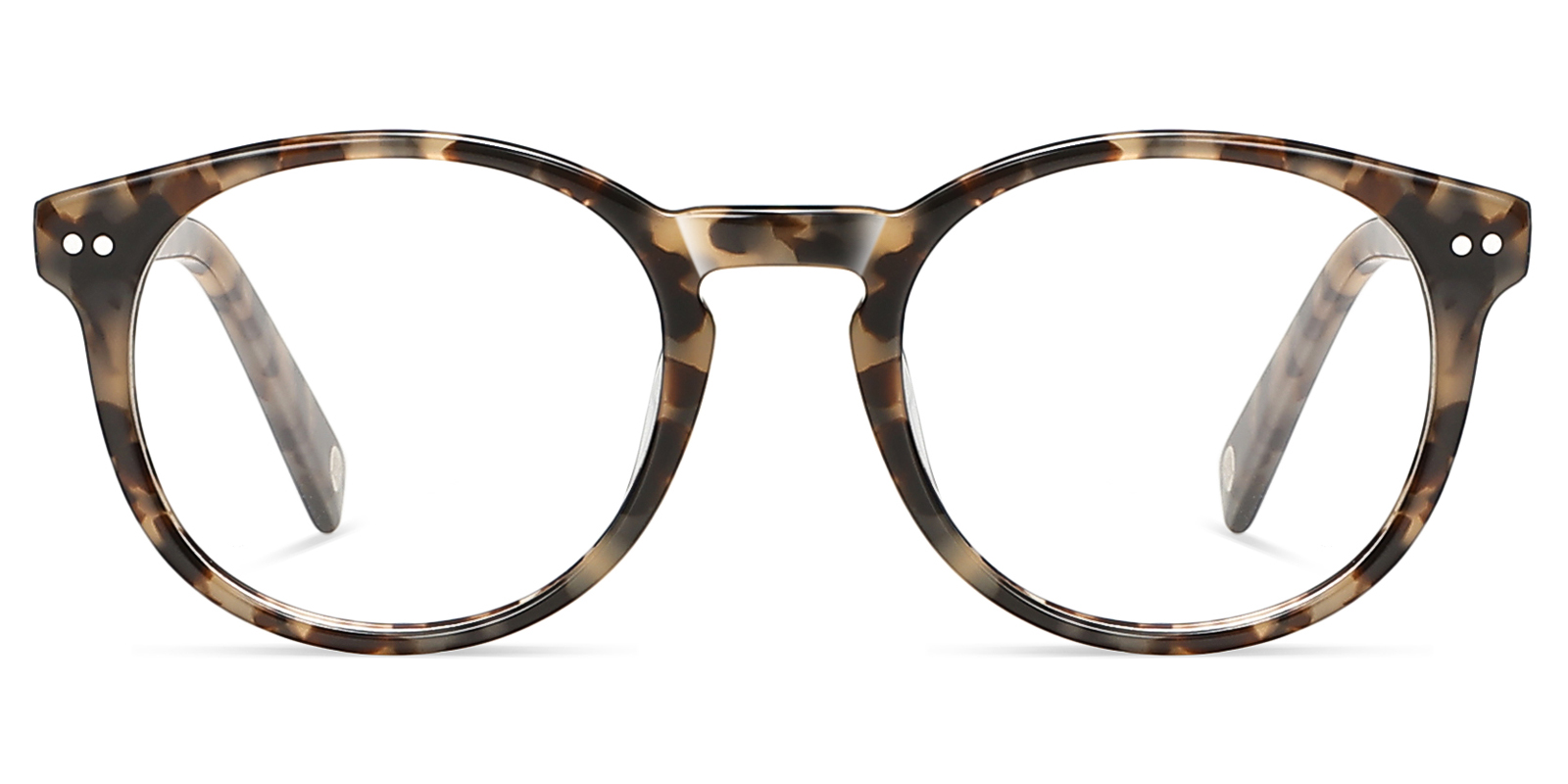 Quada Prescription Glasses Round Tortoise Eyeglasses 8895tl