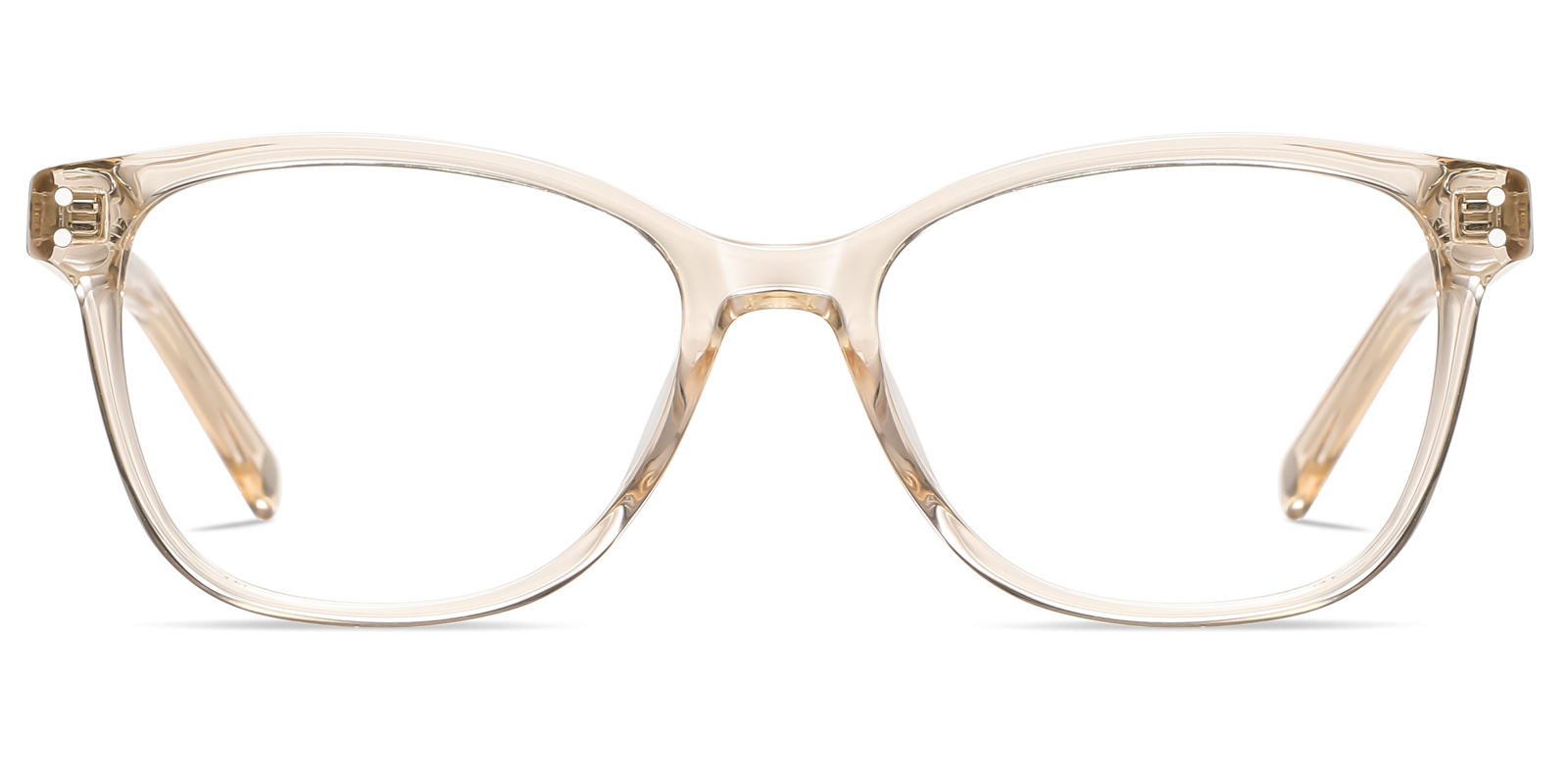 Miya Prescription Glasses Square Champagne Eyeglasses 9856cg