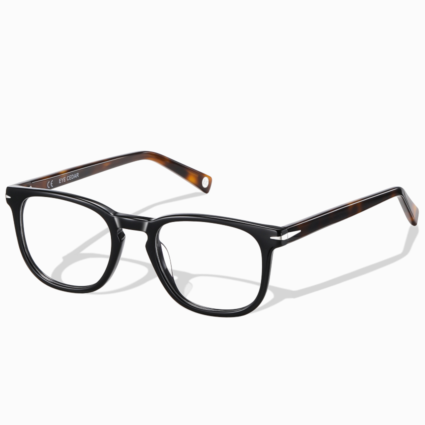 eyecedar black glasses: classic black, interpretation of infinite style